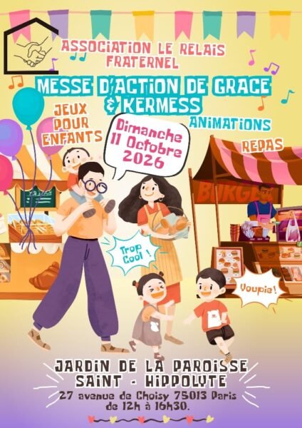 Lire la suite à propos de l’article Une journée placée sous le signe du partage à Paris : la Kermesse de l’Association Le Relais Fraternel